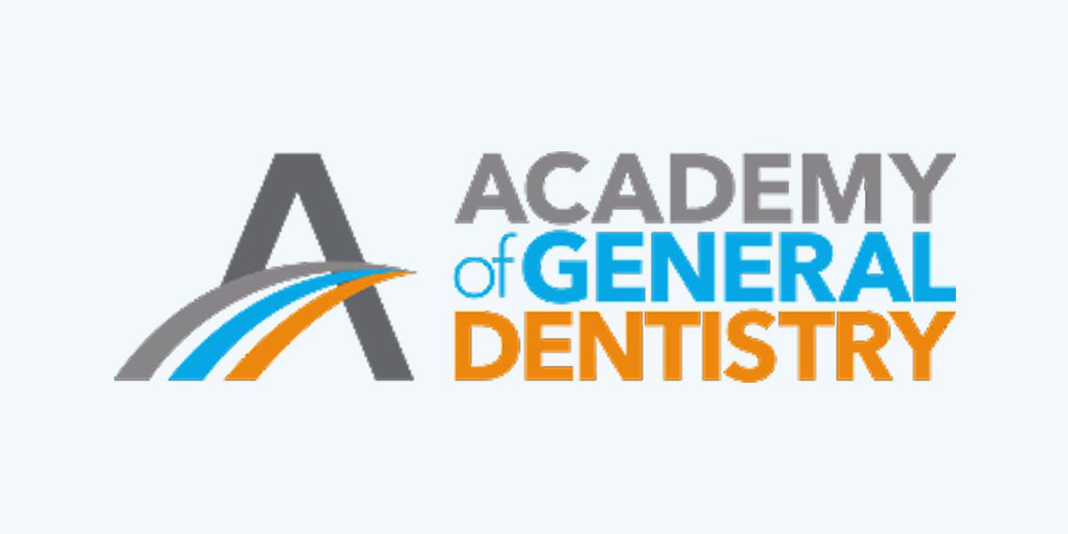 Logo for the Academy of General Dentistry: A stylized