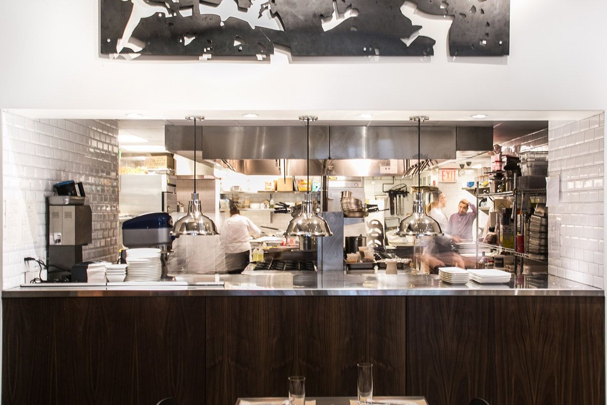 Open Kitchen Da Claudio NYC FiDi Lower Manhattan