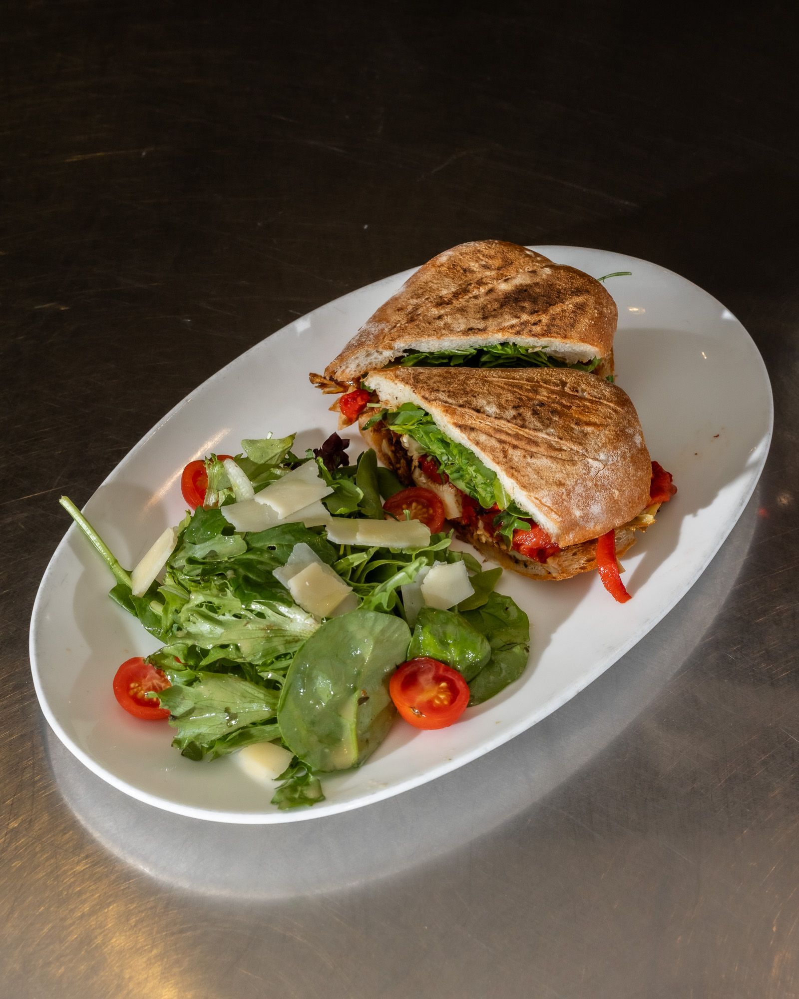 Panini with house-made bread Lunch Da Claudio NYC