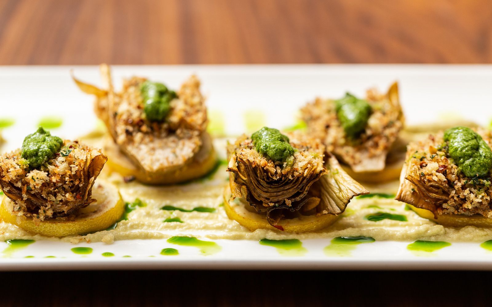 Carciofini fried baby artichokes appetizer Da Claudio NYC 