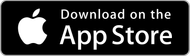 Apple App Store download badge on a black background with white Apple logo and text