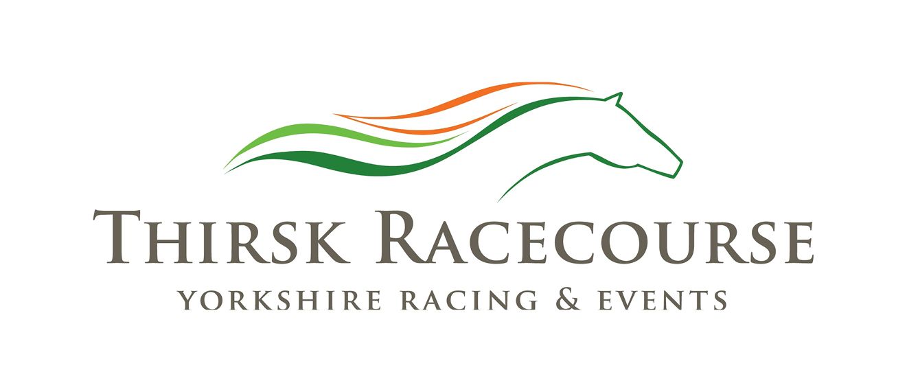 The logo for thirsk racecourse yorkshire racing and events