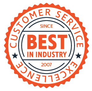 Best in Industry: Customer Service Badge