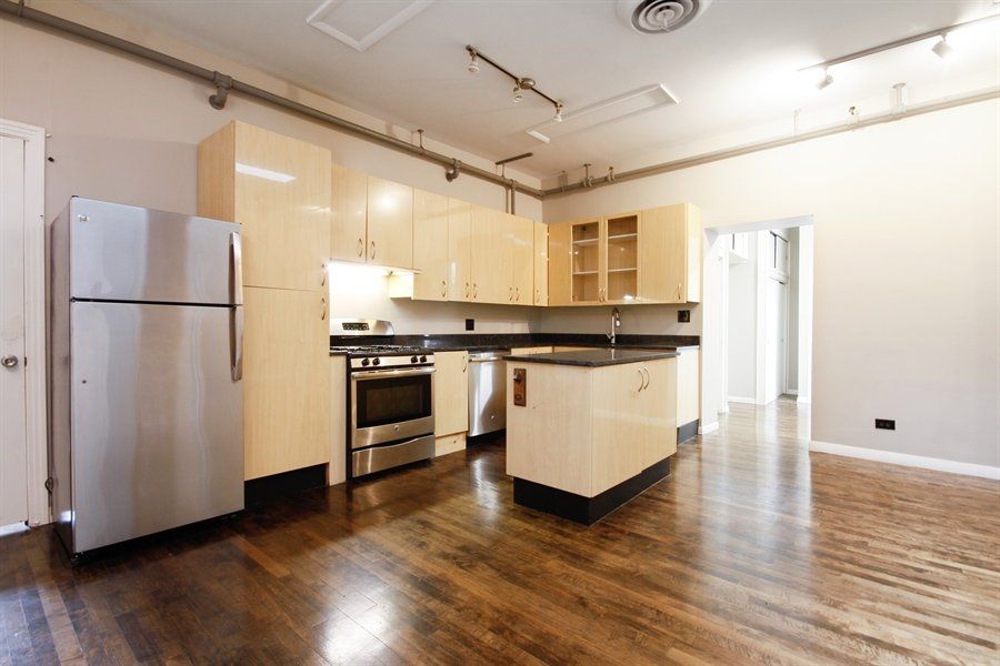 Kitchen with island