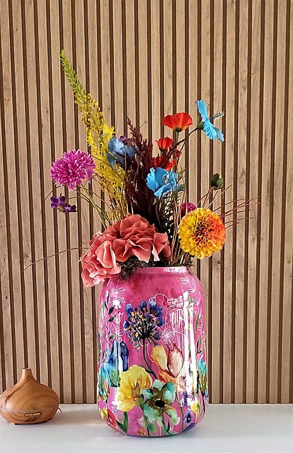 Bloemennis kunstbloemen