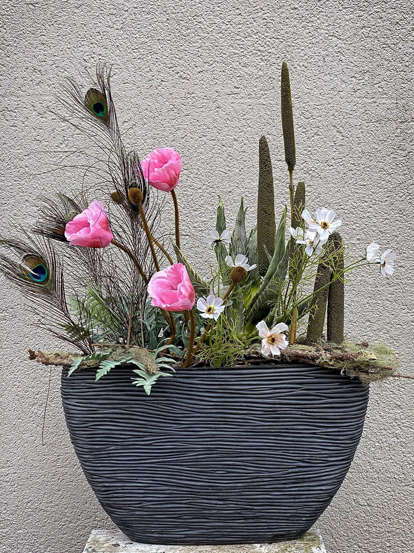 Bloemennis kunstbloemen