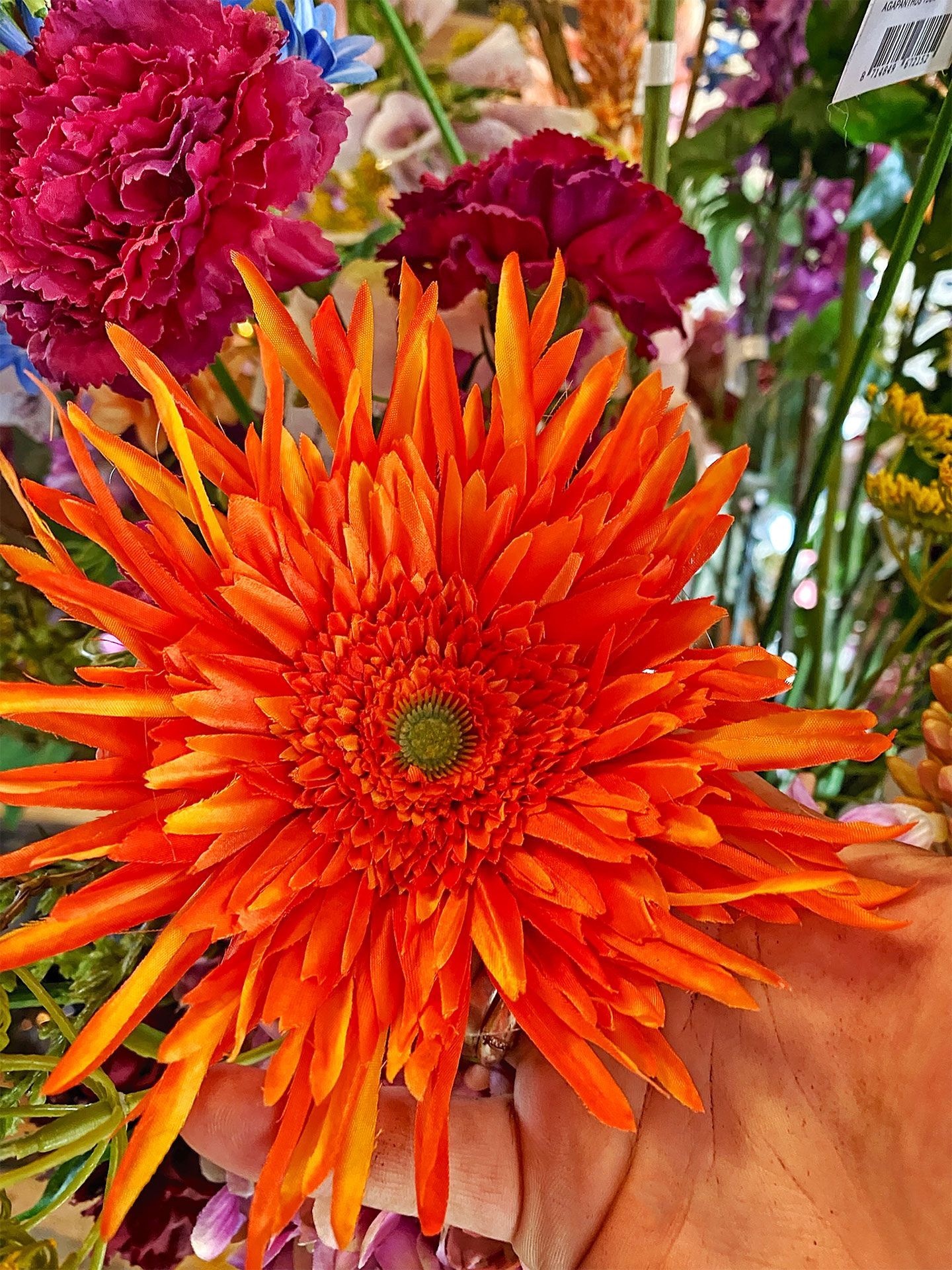 Bloemennis kunstbloemen