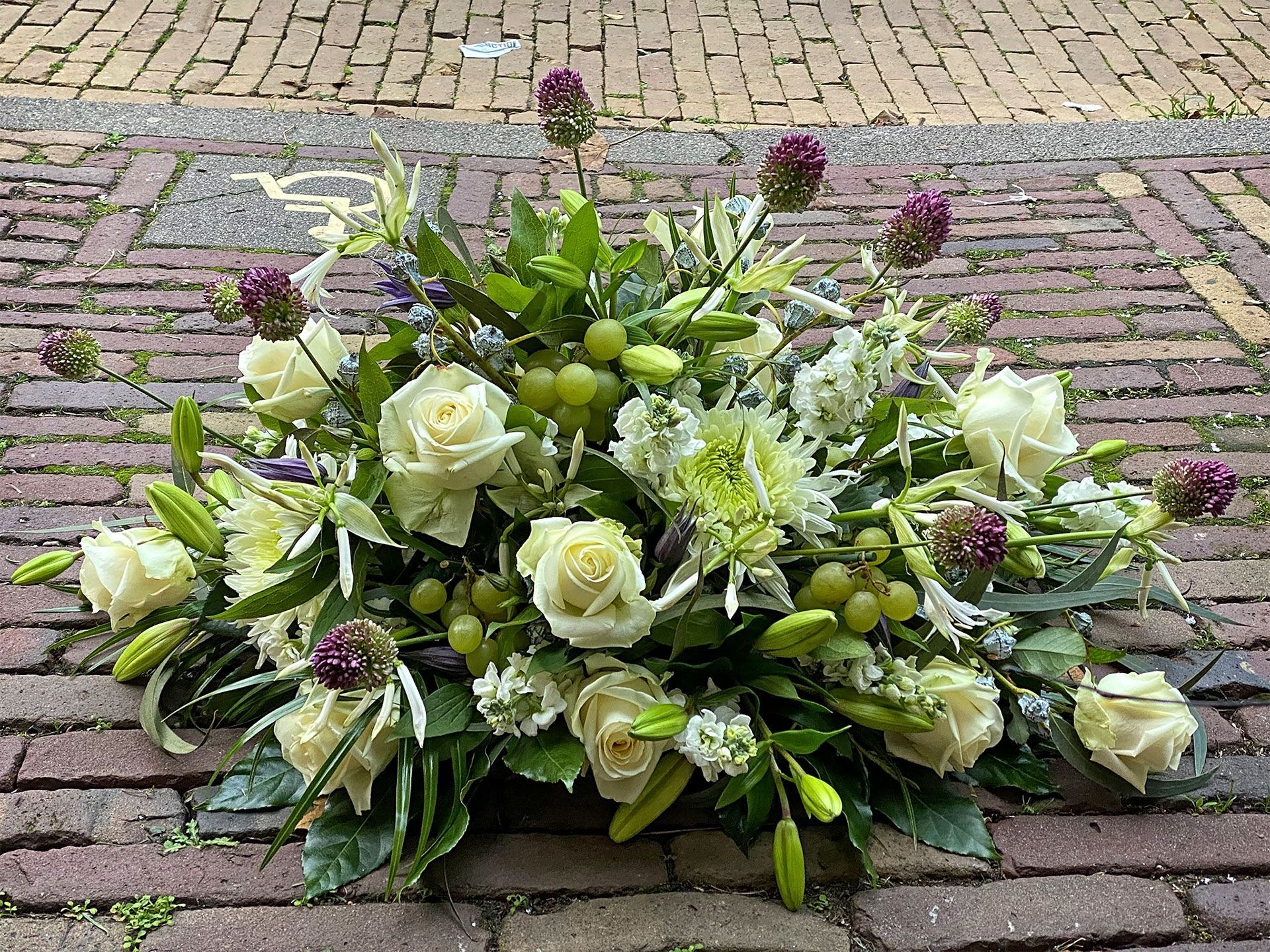 Bloemennis rouwwerk