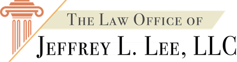A logo for the law office of jeffrey l. lee llc