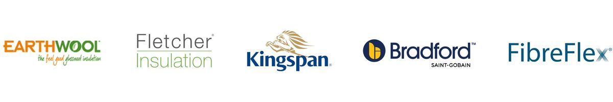 Perth Insulation - Brand logos Knauf, Kingspan, Autex, Bradford, Fletcher