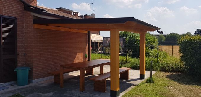 tettoie e tettucci di ingresso