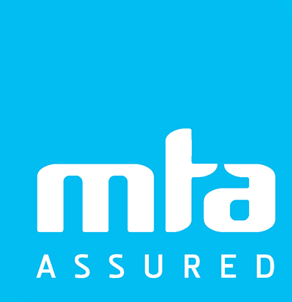 The mta assured logo is on a blue background - Porirua City Centre, WLG - City Centre Motors The mta assured logo is on a blue background - Porirua City Centre, WLG - City Centre Motors