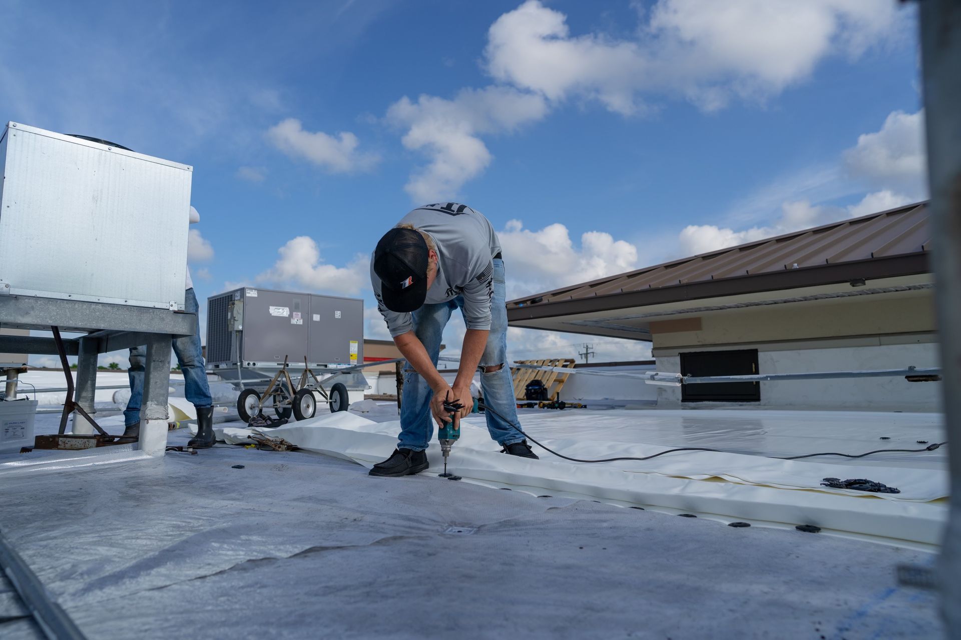 flat roof repair Melbourne FL