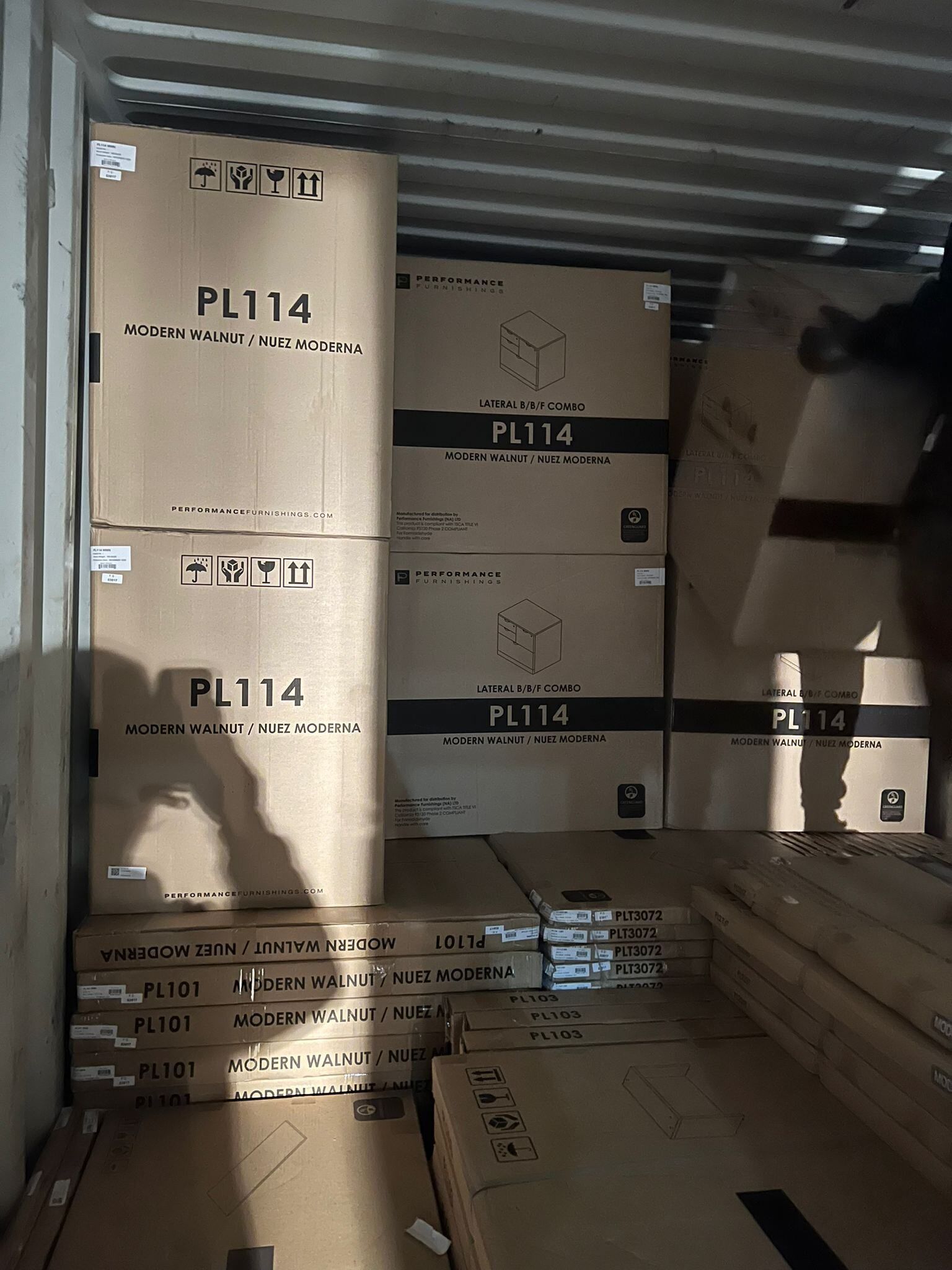 Boxes labeled 