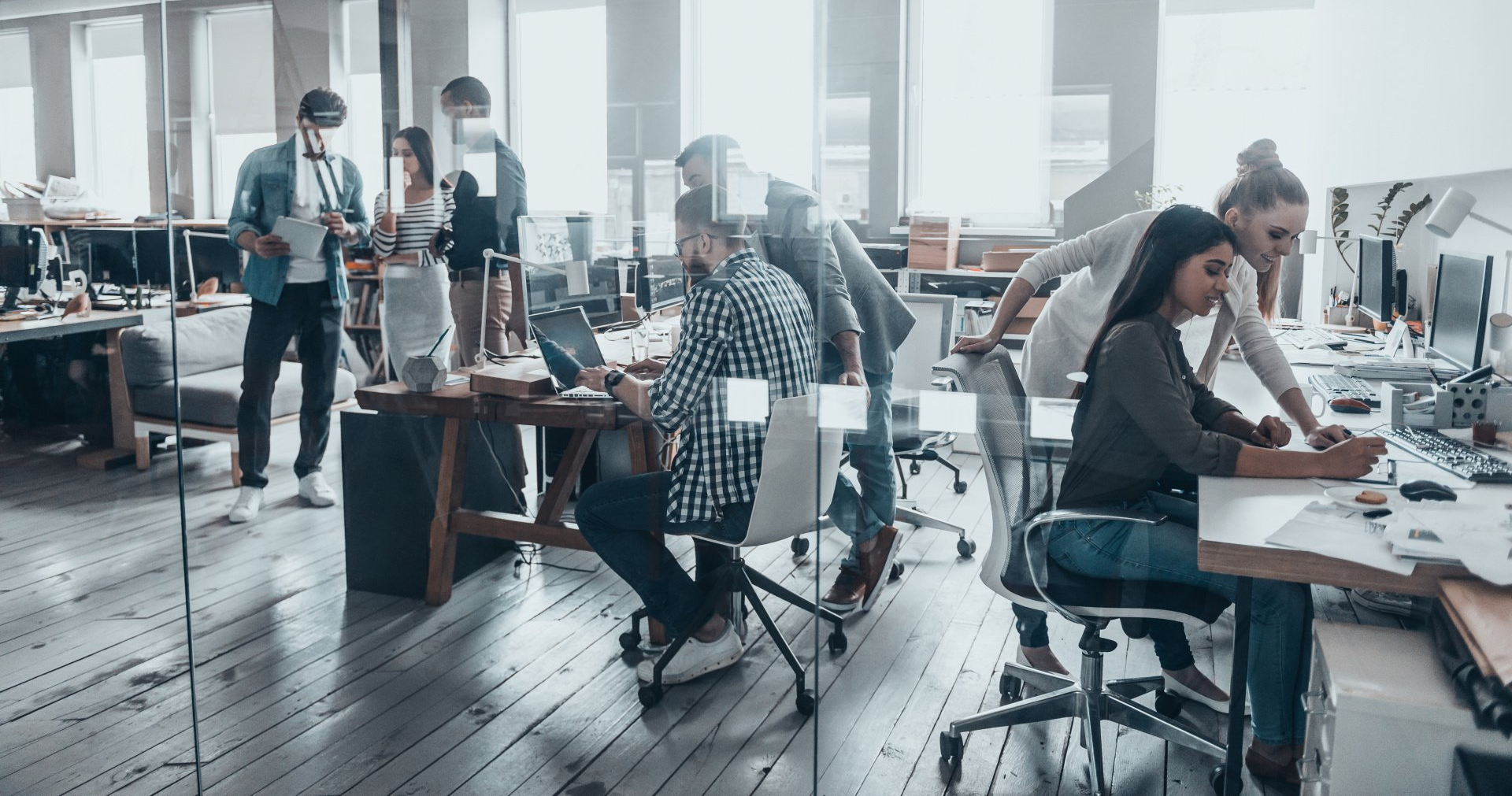talking about the benefits of partnering with a managed IT company