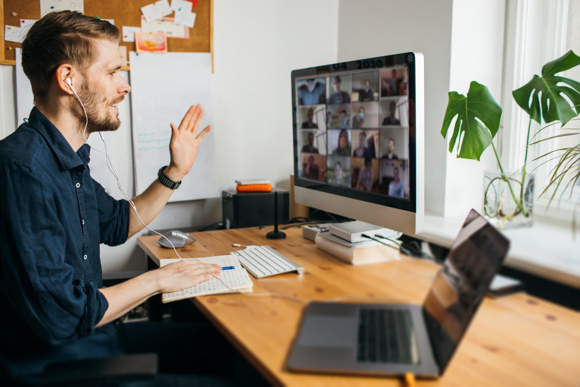 virtual work world