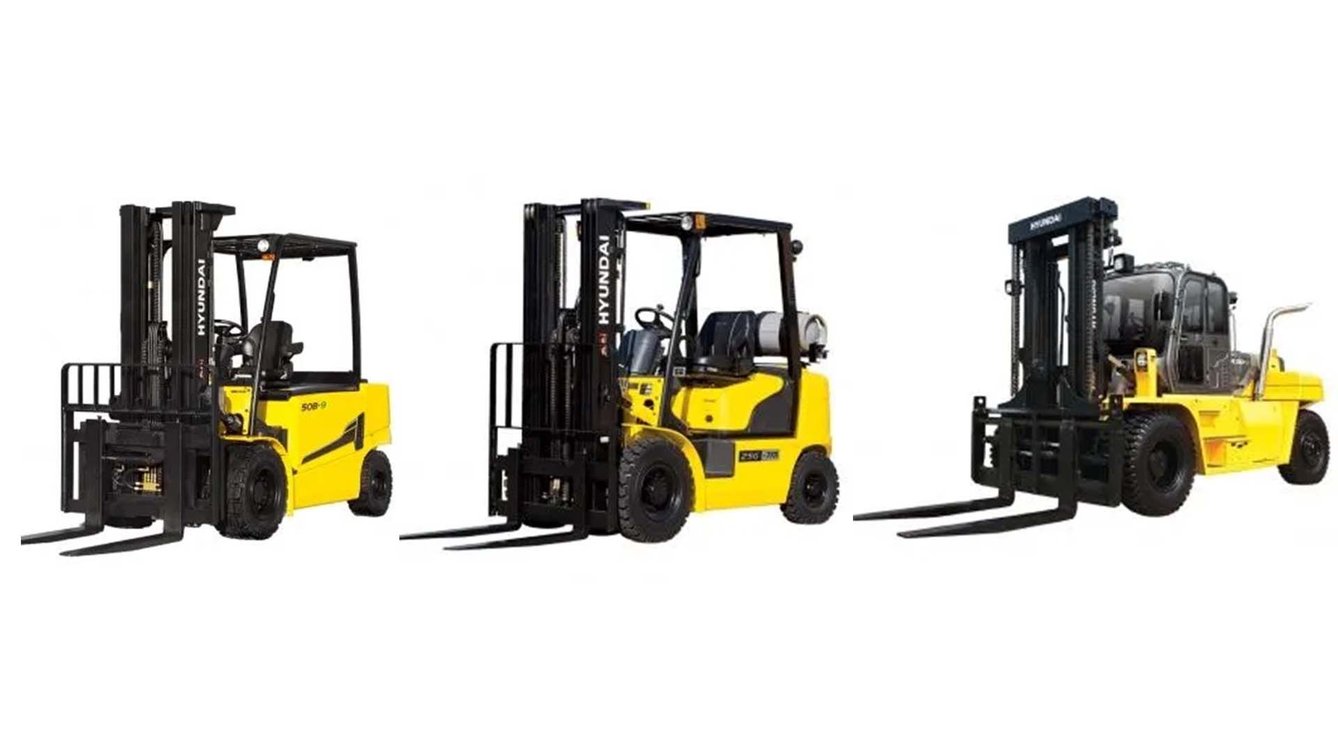 Photo of a electric forklift charging in a warehouse. Showing the difference between diesel forklifts vs electric and lp in terms of power sources.