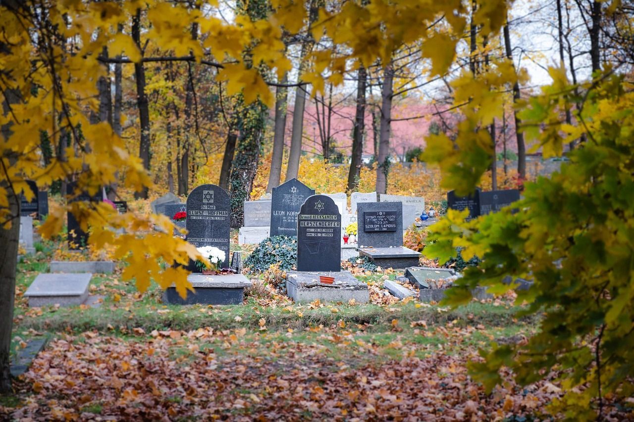 Peaceful cemetery with well-maintained graves, symbolizing remembrance and compassionate care provided by funeral homes in Edinburg, TX.