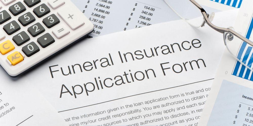 Funeral planning documents and insurance forms for families in Pharr, TX.