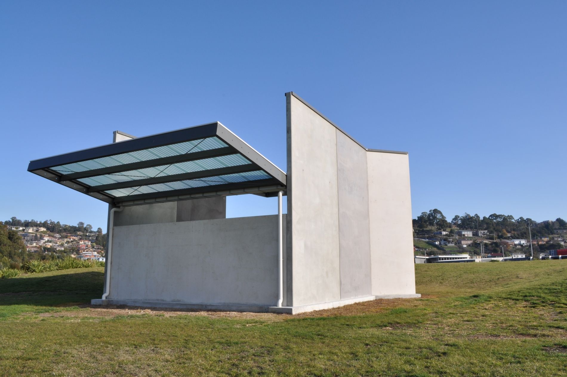 Windsor Park Sound Box Back View — Launceston, TAS — CMK Architects