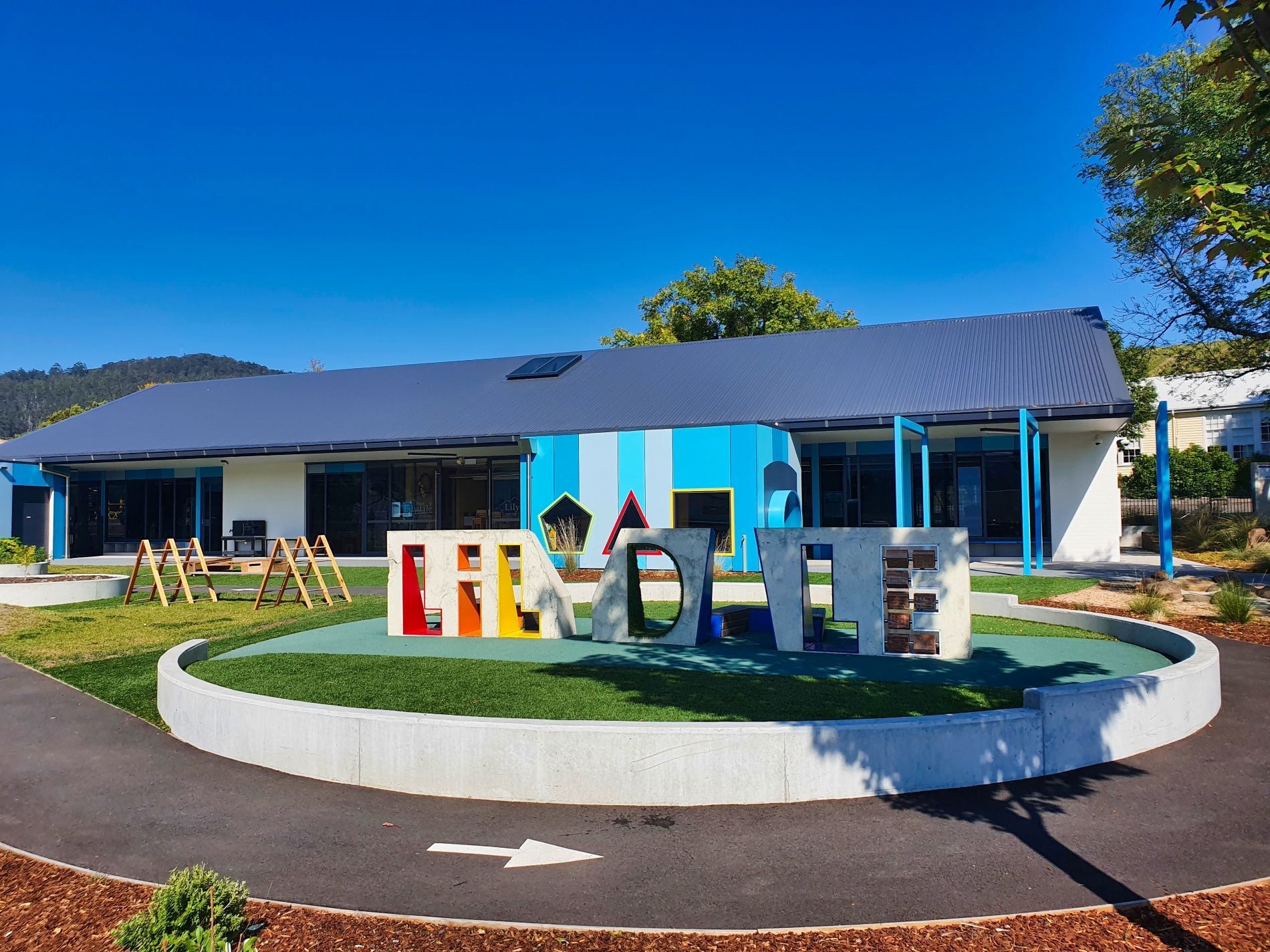 Lilydale Kindergarten Front — Launceston, TAS — CMK Architects