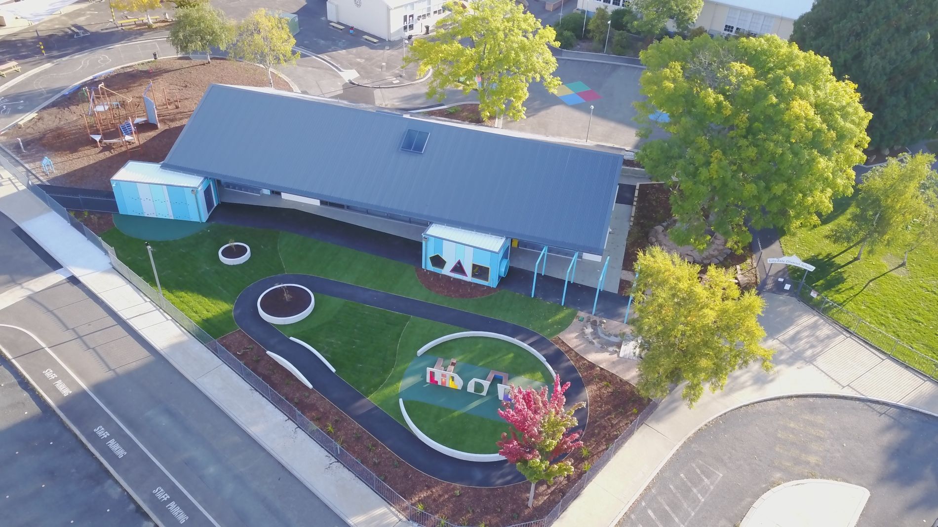 Lilydale Kindergarten Top View — Launceston, TAS — CMK Architects