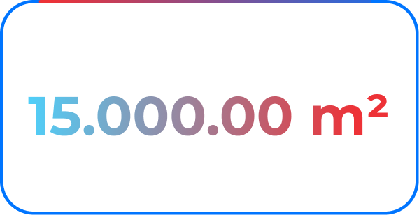 Mais de 15.000.00 m²