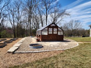 Green house built by Hays Rock Work