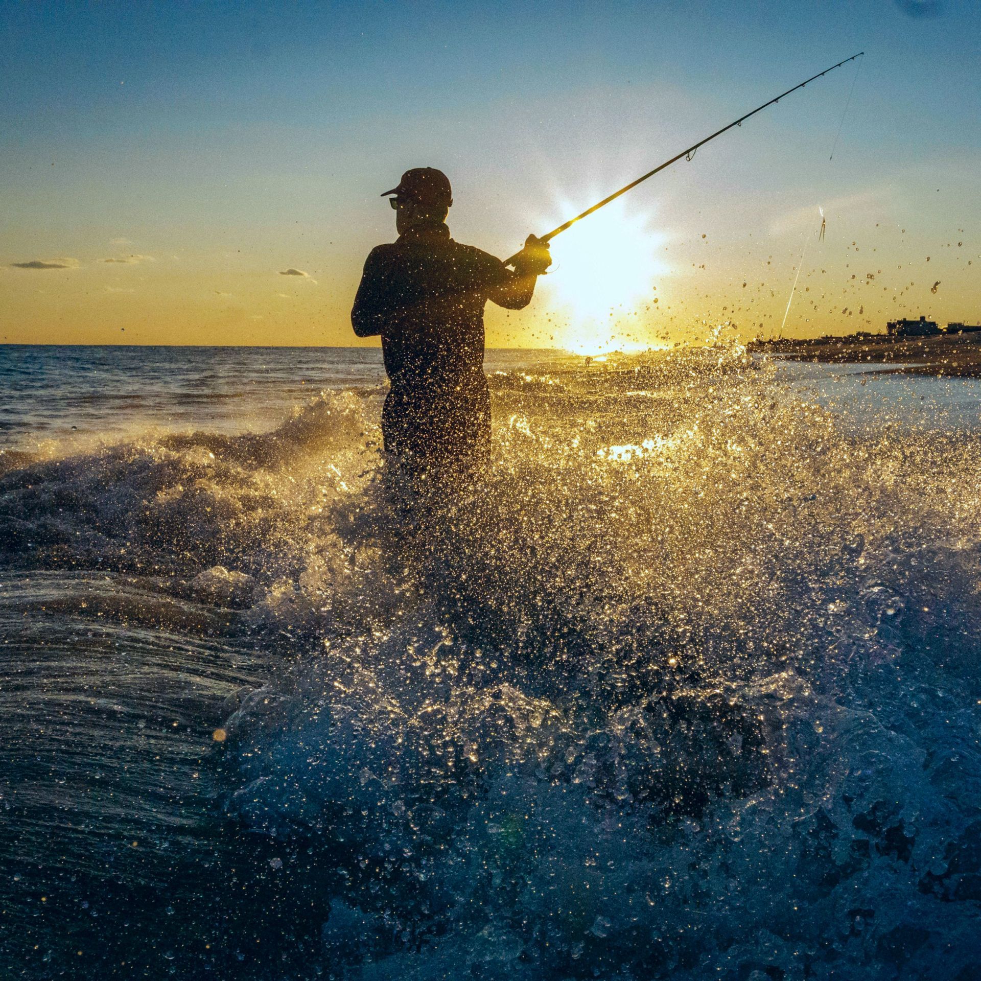 Man fishing
