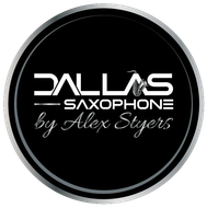 Alex Styers A black and white logo for Alex Styers saxophone