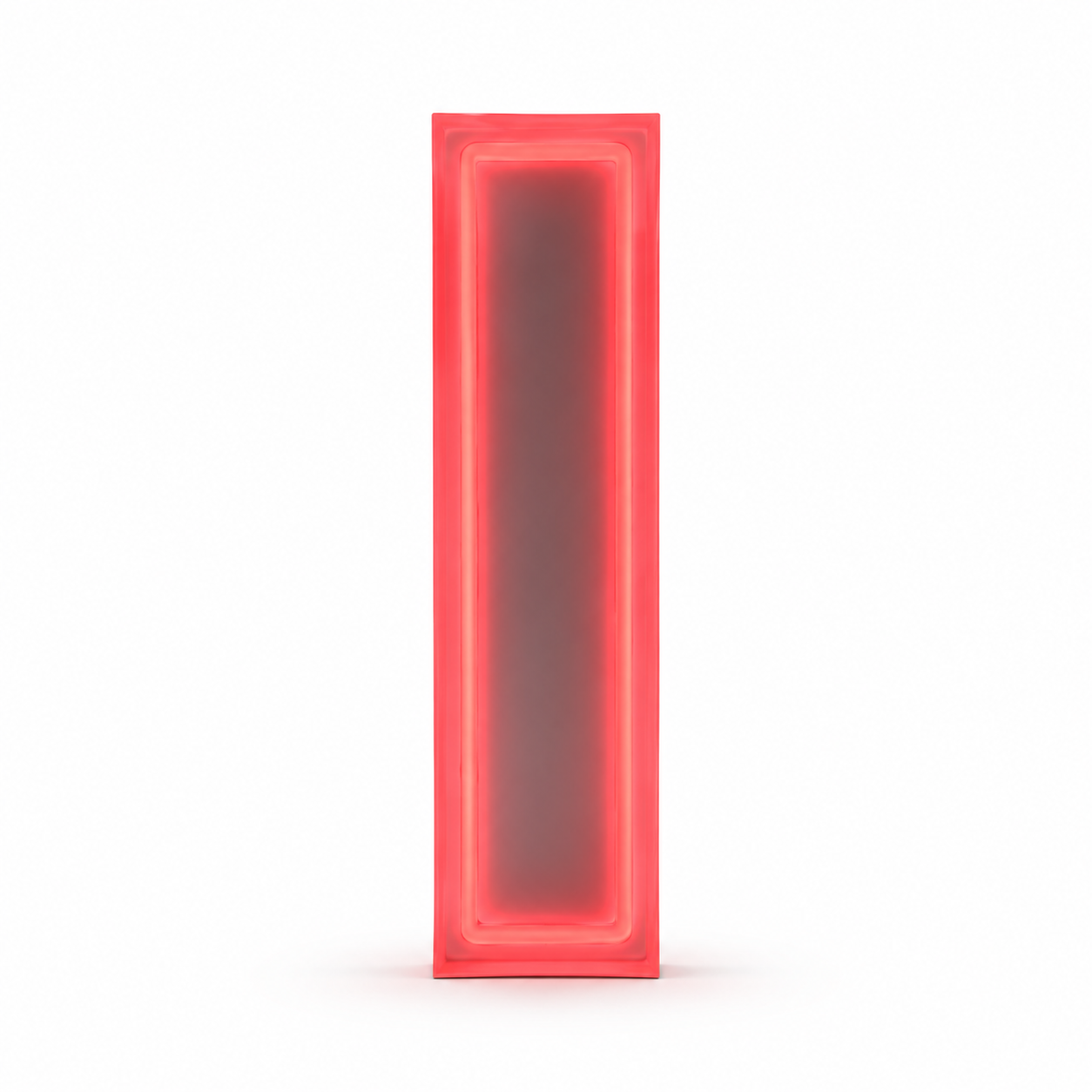Red illuminated 3-foot LED marquee letter I displayed on a clean white background.