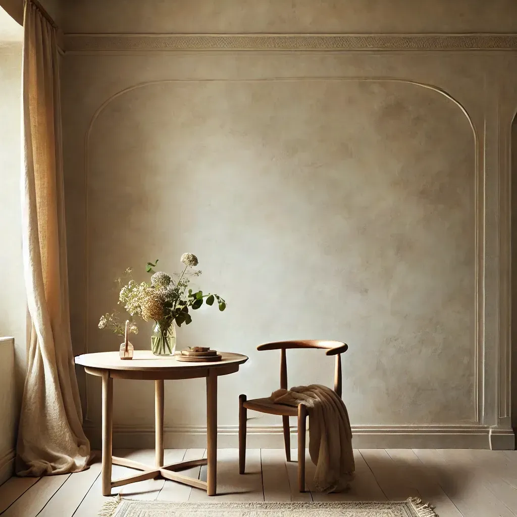 Limewash walls