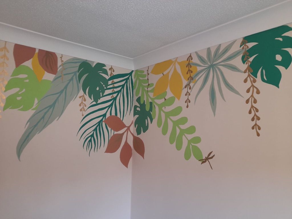 hand painted wall
