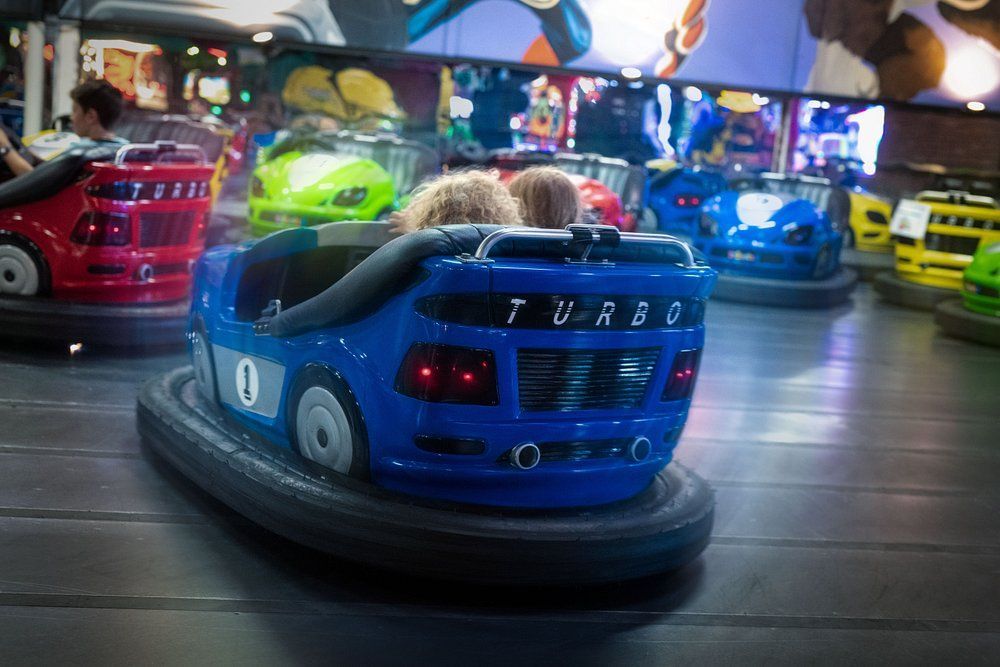 Bumper Cars on a Ride in an Amusement Park — SeaChange Parks Milton in Milton, NSW
