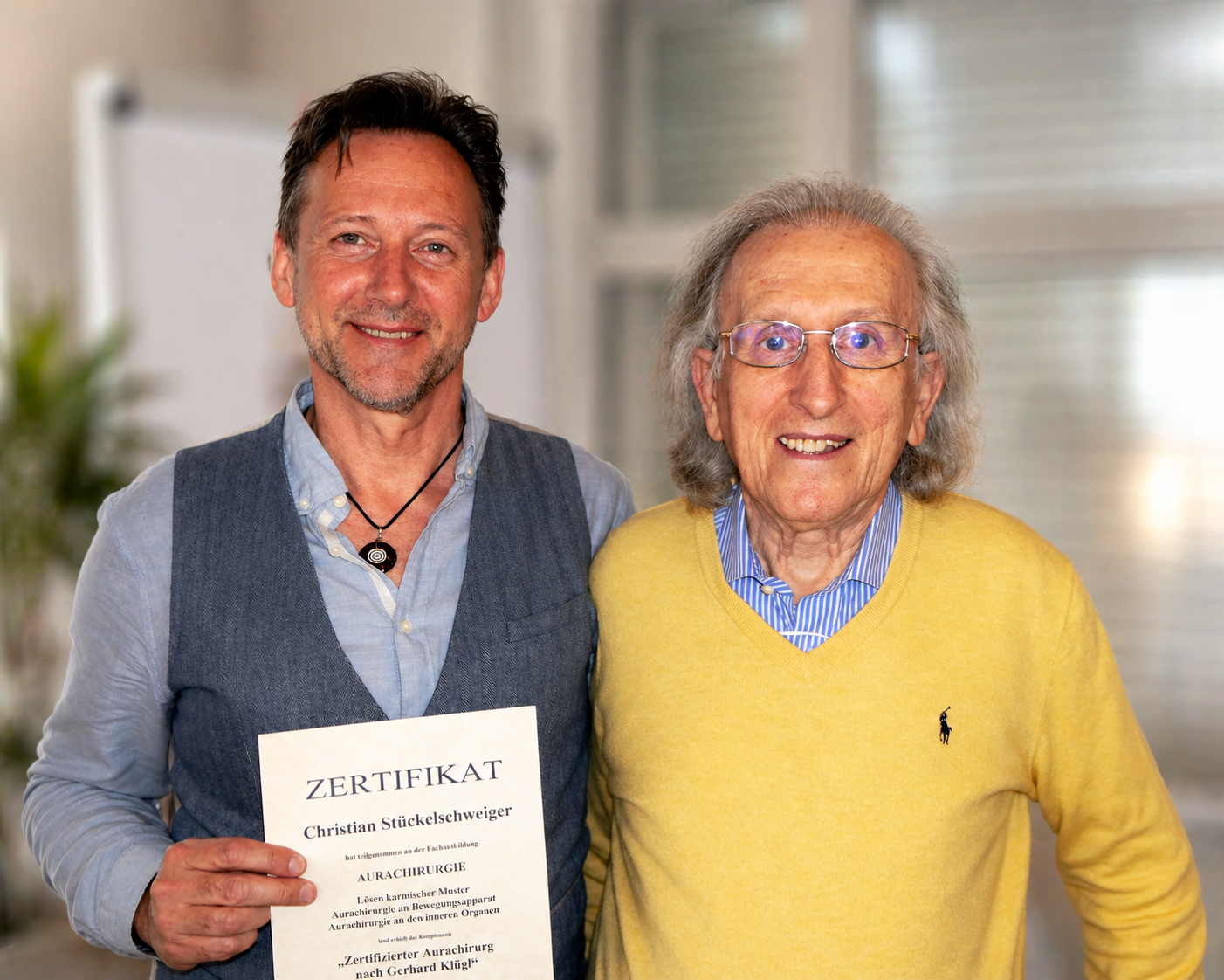 Christian Stückelschweiger und Gerhard Klügl, Aurachirurgie Südtirol