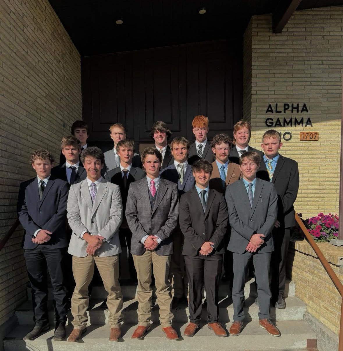 New class of brothers join Alpha Gamma Rho