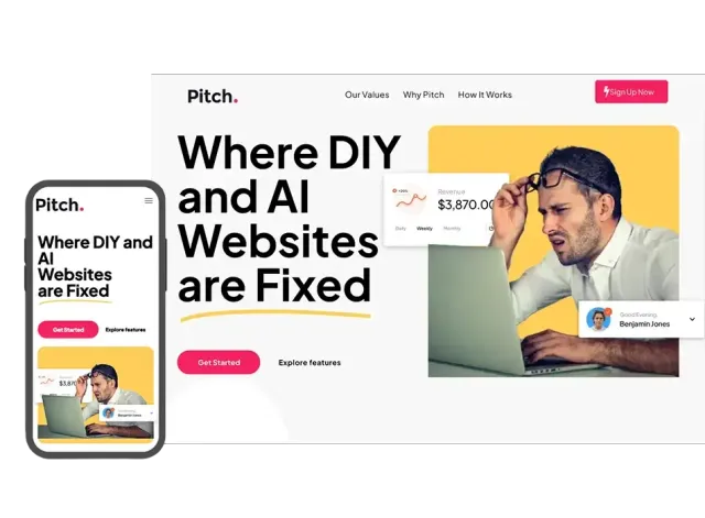 example web design fixes