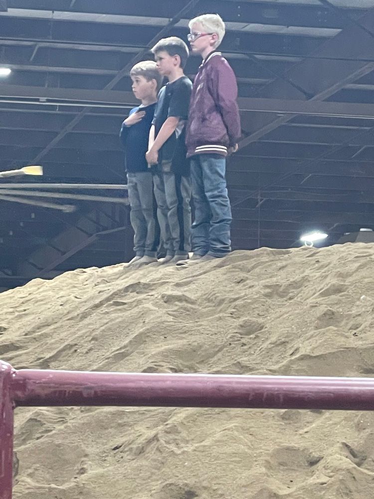 three boys standing