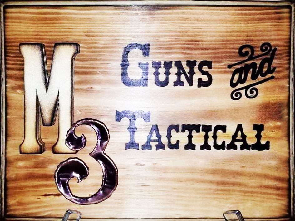 m3 guns and tactical logo