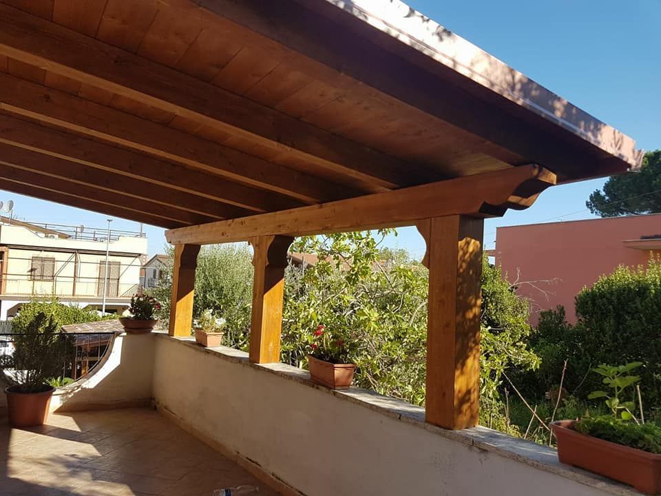 pergola in legno