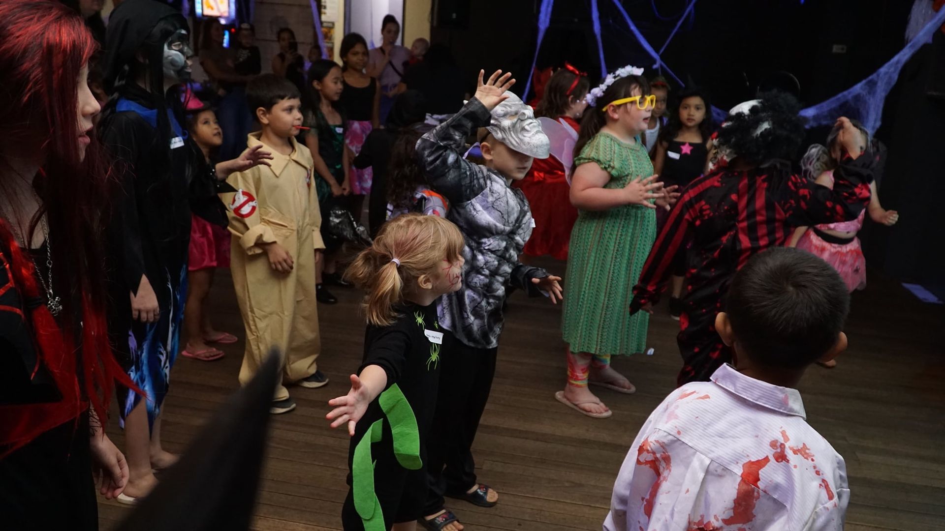 Children Dancing at a Festive Indoor Event — Tennant Creek Memorial Club & Steak House in Tennant Creek, NT
