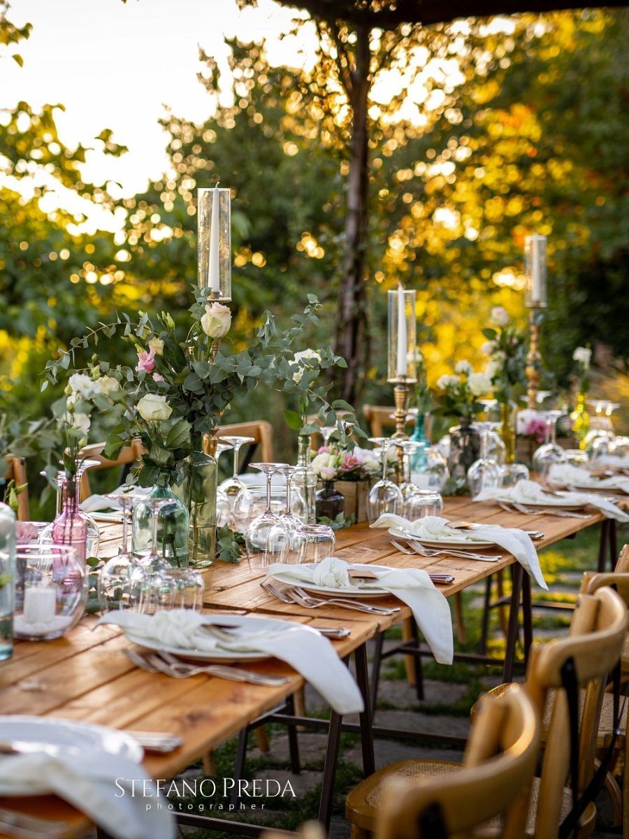 wedding planner Umbria centrotavola elegante