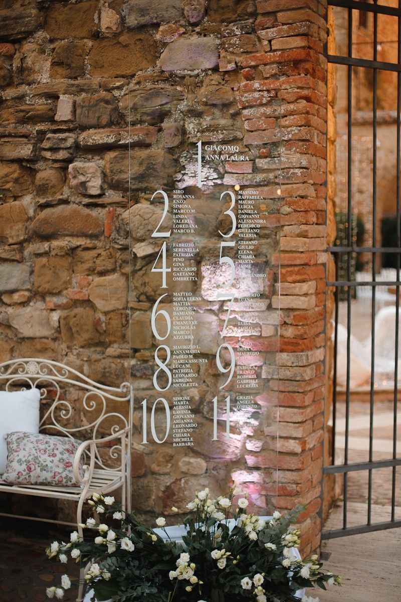 tableau di matrimonio decorazioni nuziali Perugia, Umbria