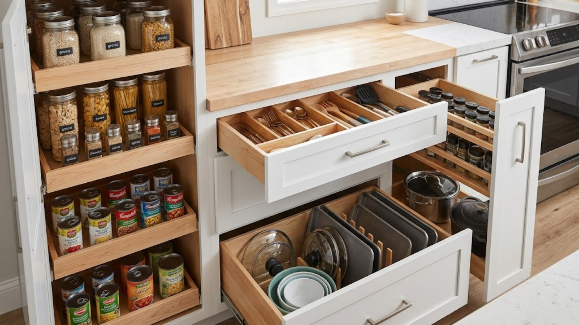 kitchen storage home renovation ideas for organized cabinets
