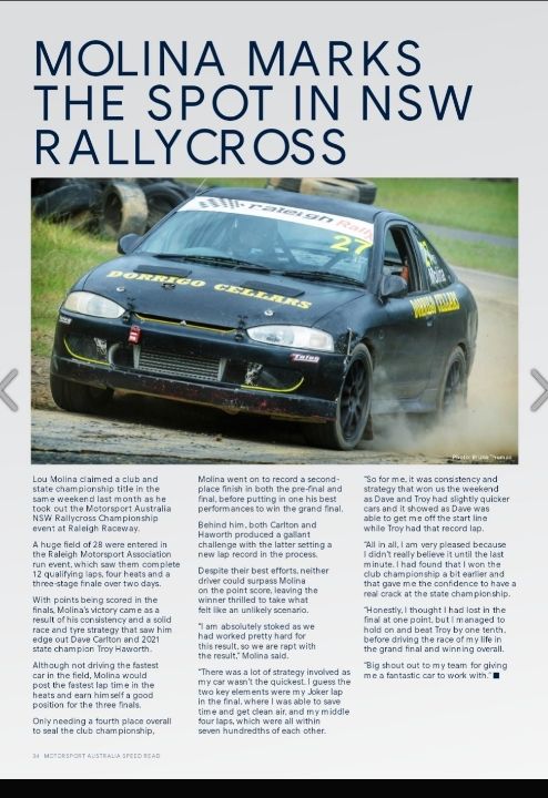 Car at the Rallycross