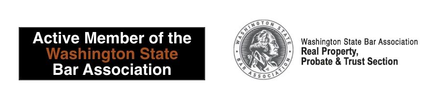 Northwest Washington Estate Planning Council, Membership Washington State Bar, membership Washington State Bar Real Property, Probate & Trust Section logo types