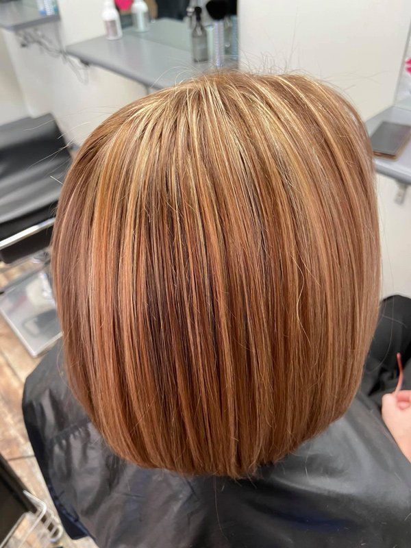 Short Hair With Highlights — Hair Salon In Dubbo, NSW