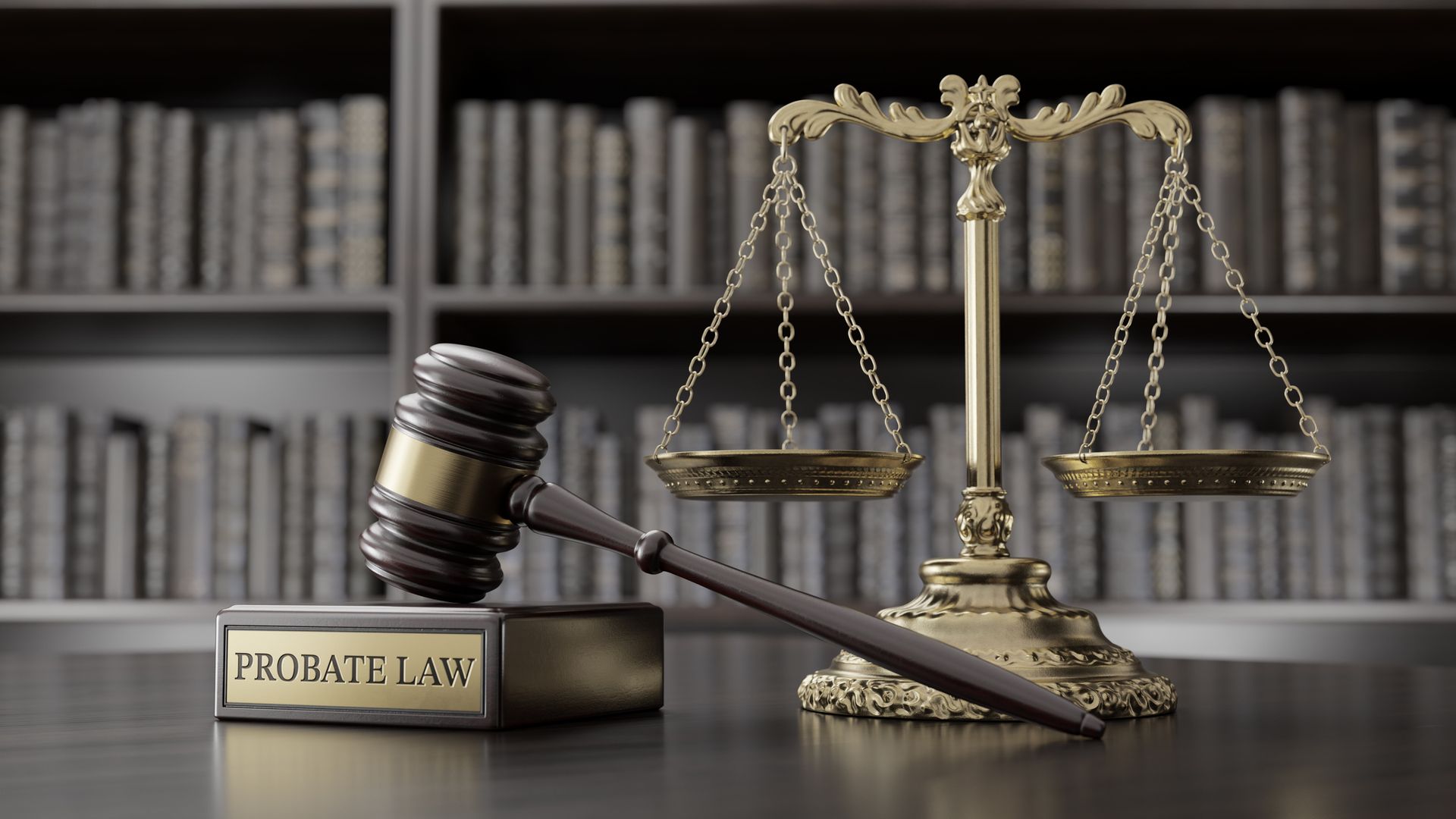 Probate law: judge’s gavel symbolizing the legal system.