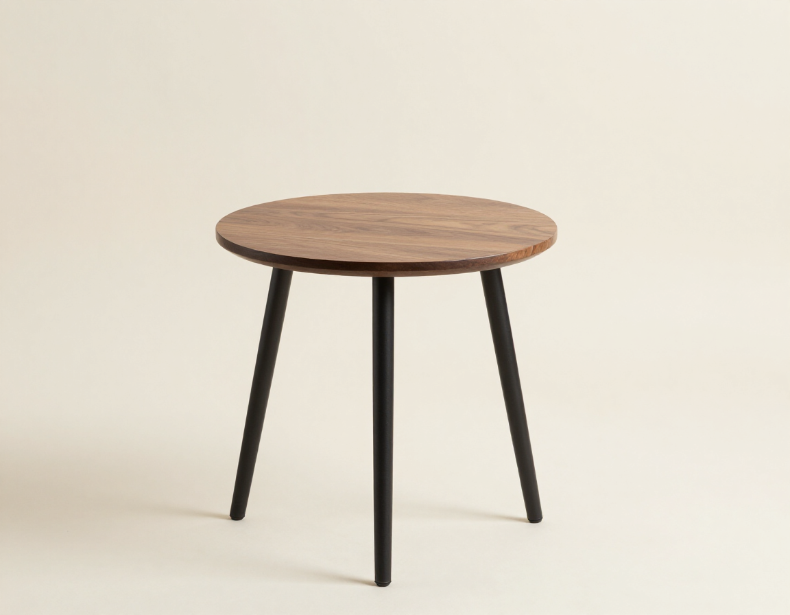 Small round side table