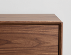 Walnut nightstand